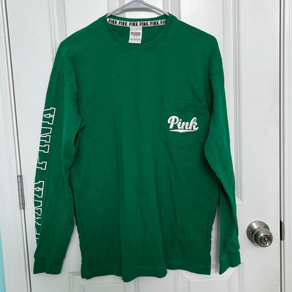 Pink Victoria’s Secret long sleeve tee